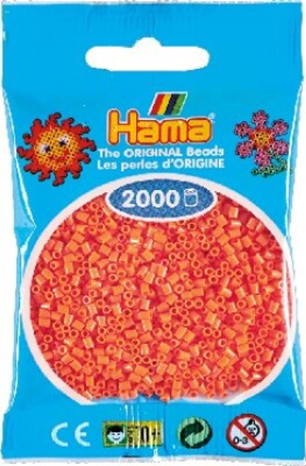 Hama Mini Perler - Abrikos - 2.000 Stk. - 501-79