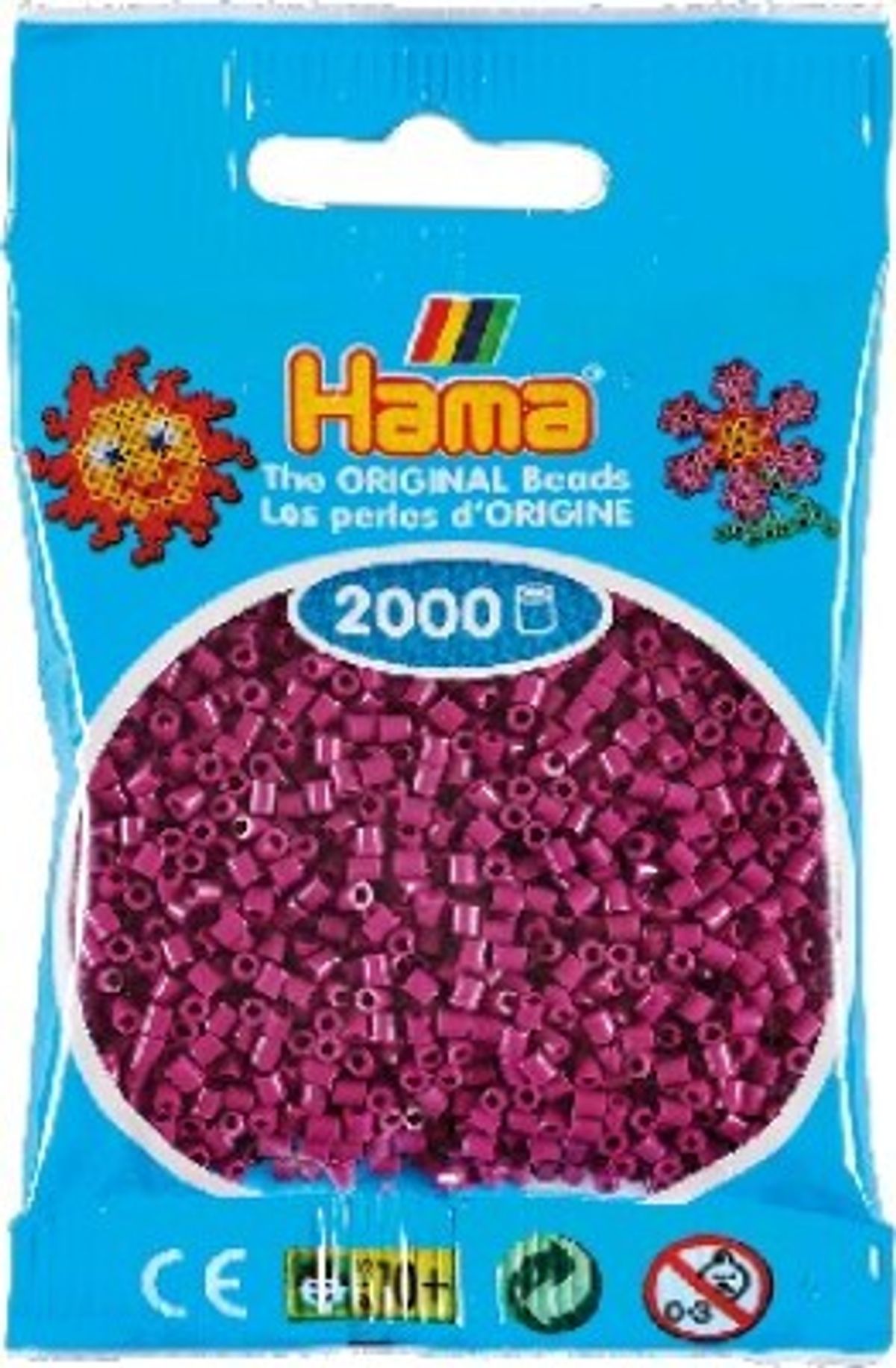 Hama Mini Perler - Blomme - 2.000 Stk. - 501-82