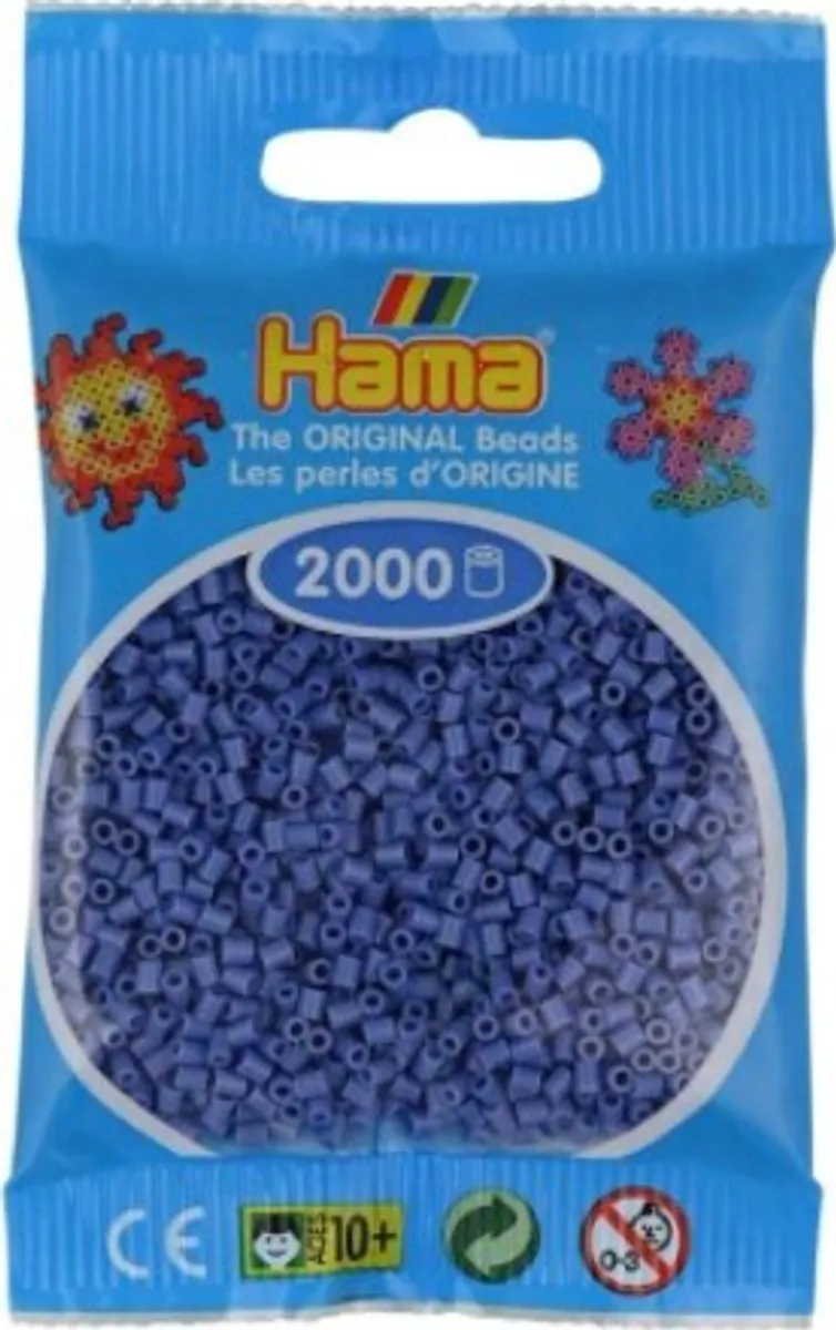 Hama Mini Perler - Lavendel - 2.000 Stk. - 501-107