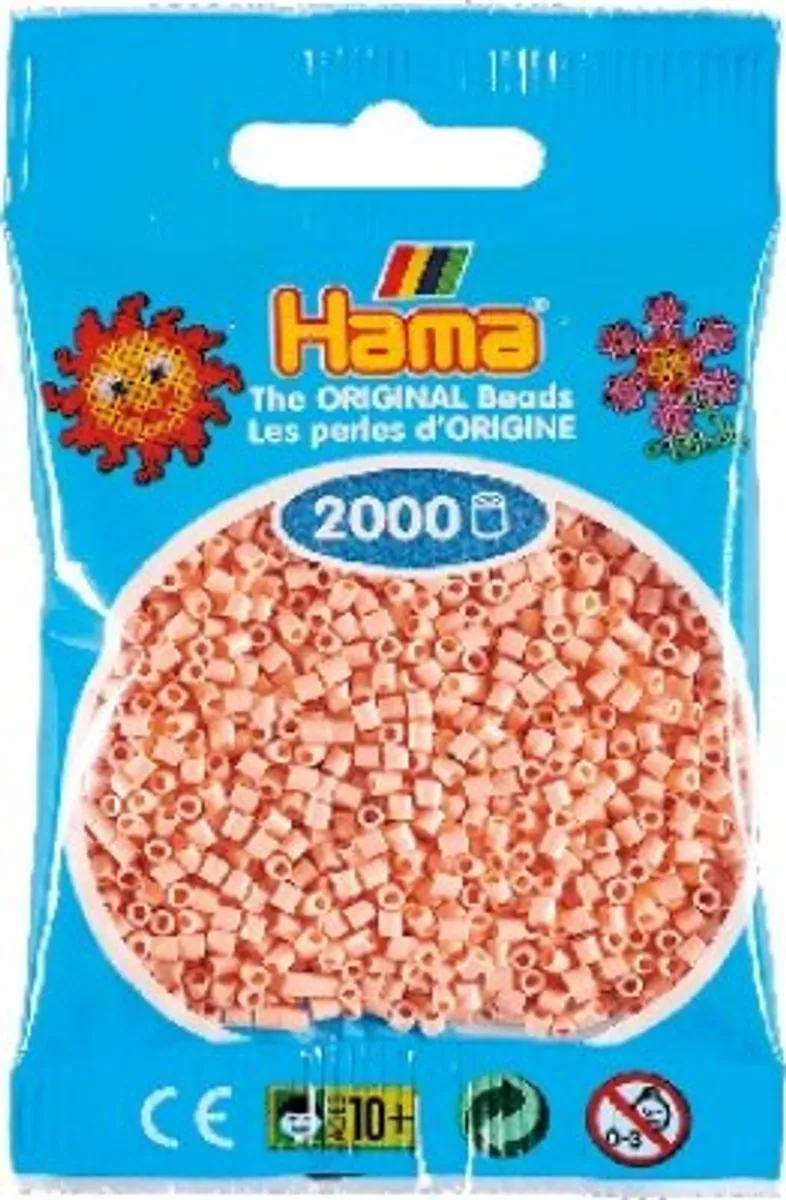 Hama Mini Perler - Lys Fersken - 2.000 Stk. - 501-78