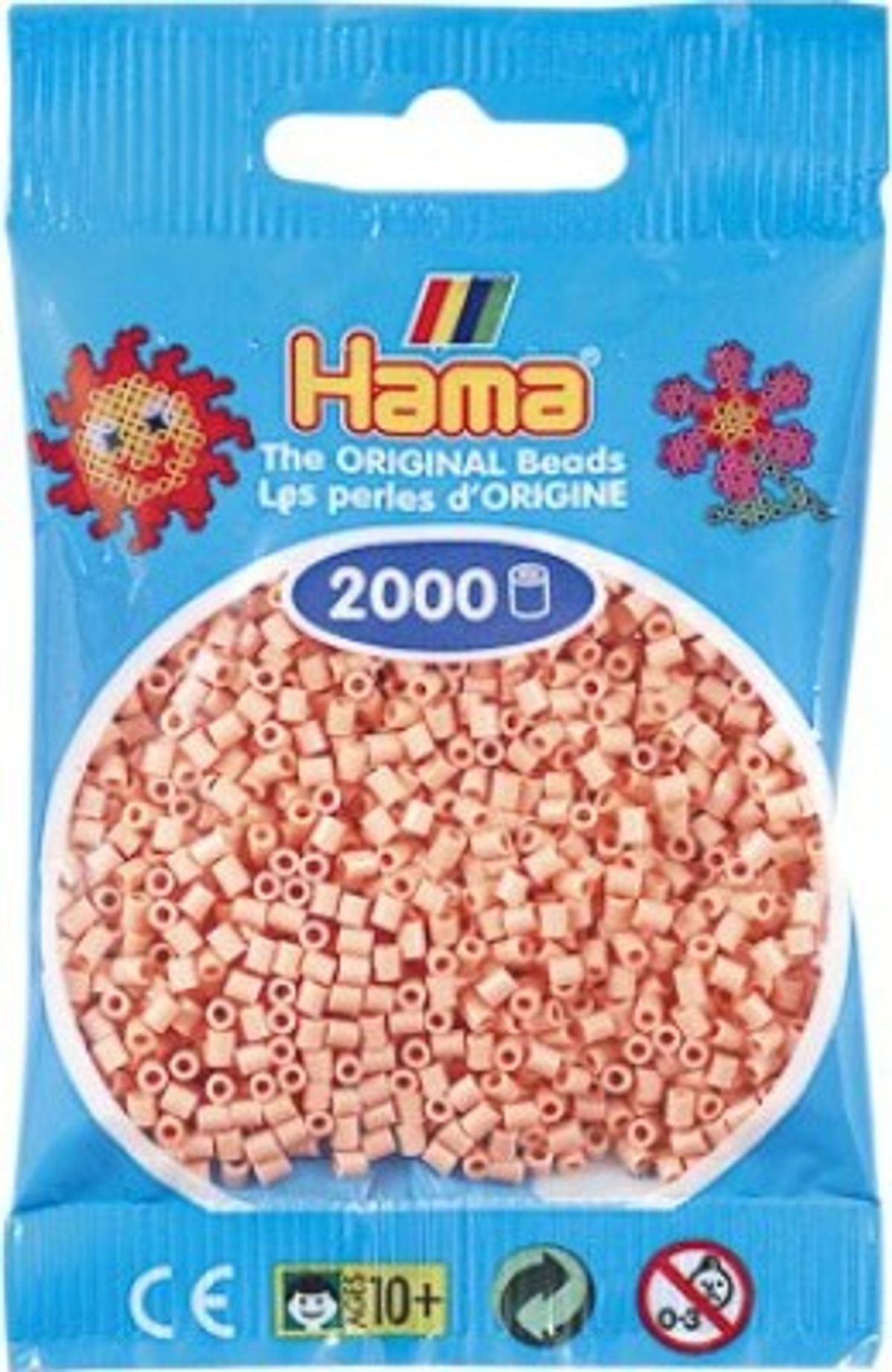 Hama Mini Perler - Mat Rosa - 2.000 Stk. - 501-26