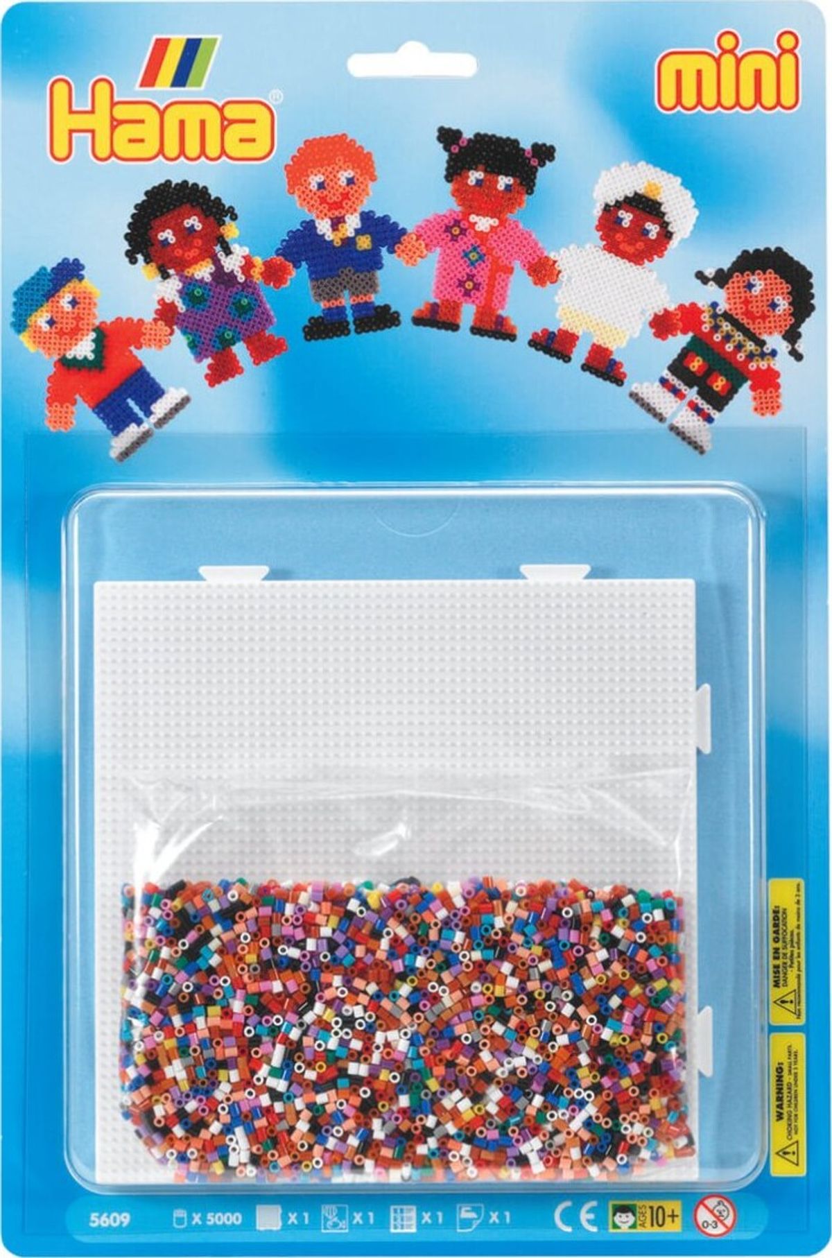 Hama Mini Perler - Perlesæt Med 5.000 Perler - 5609