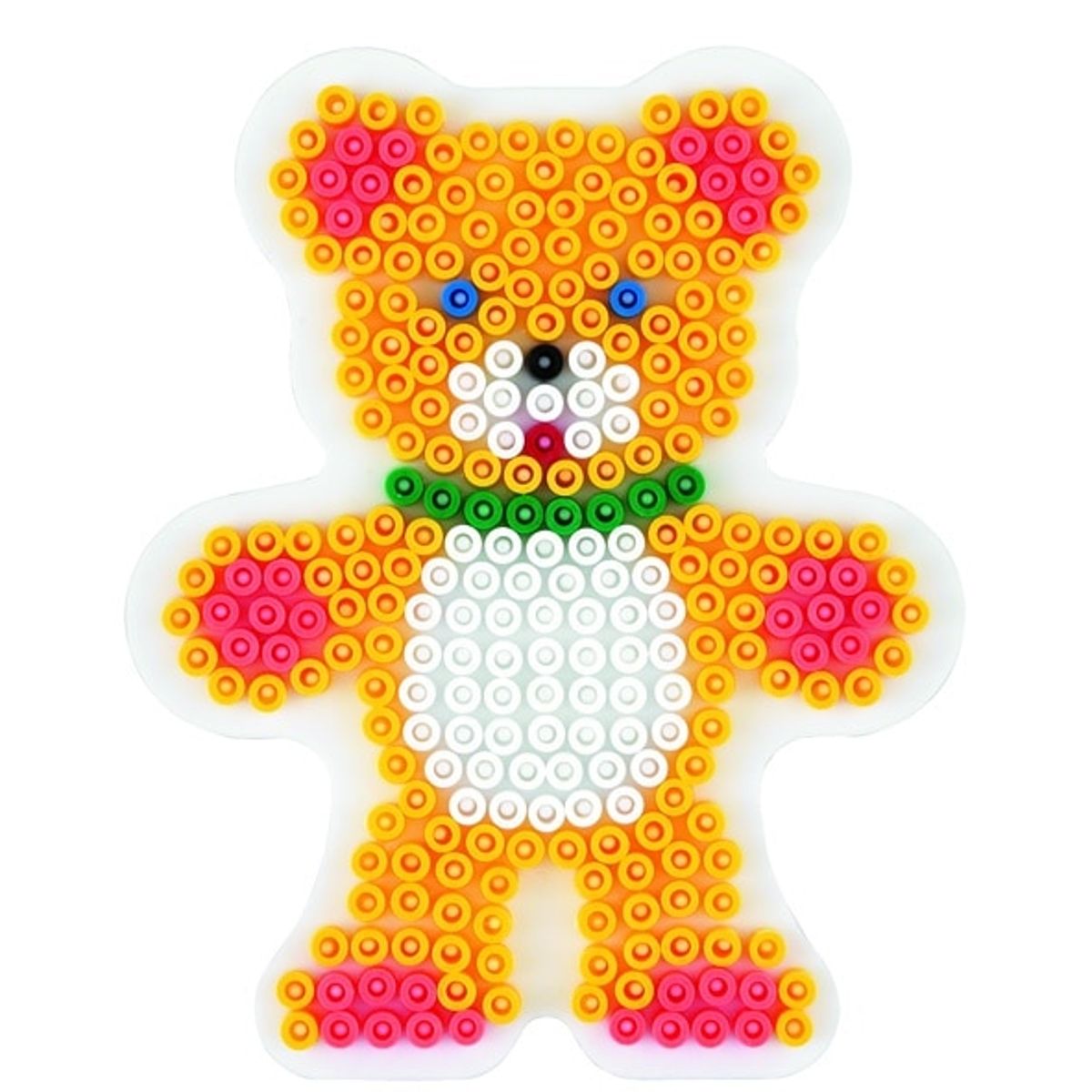 Hama Perleplade Midi - Bamse 13x11 cm Hvid - 1 stk