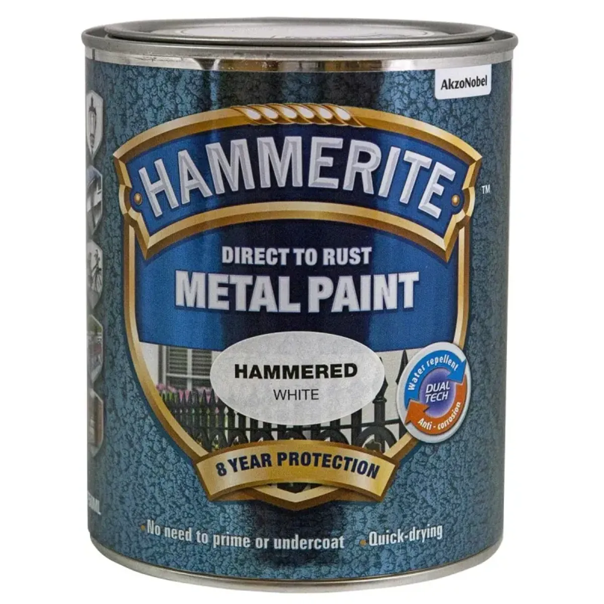 Hammerite Hammer-effekt Hvid - 750ml