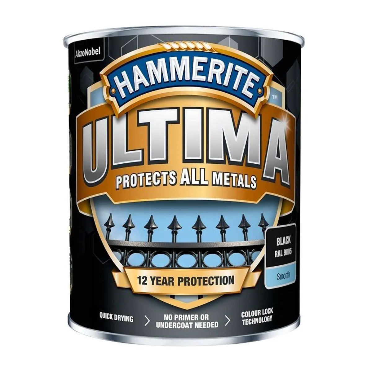 Hammerite Ultima - 250 ml. Rød (3003)