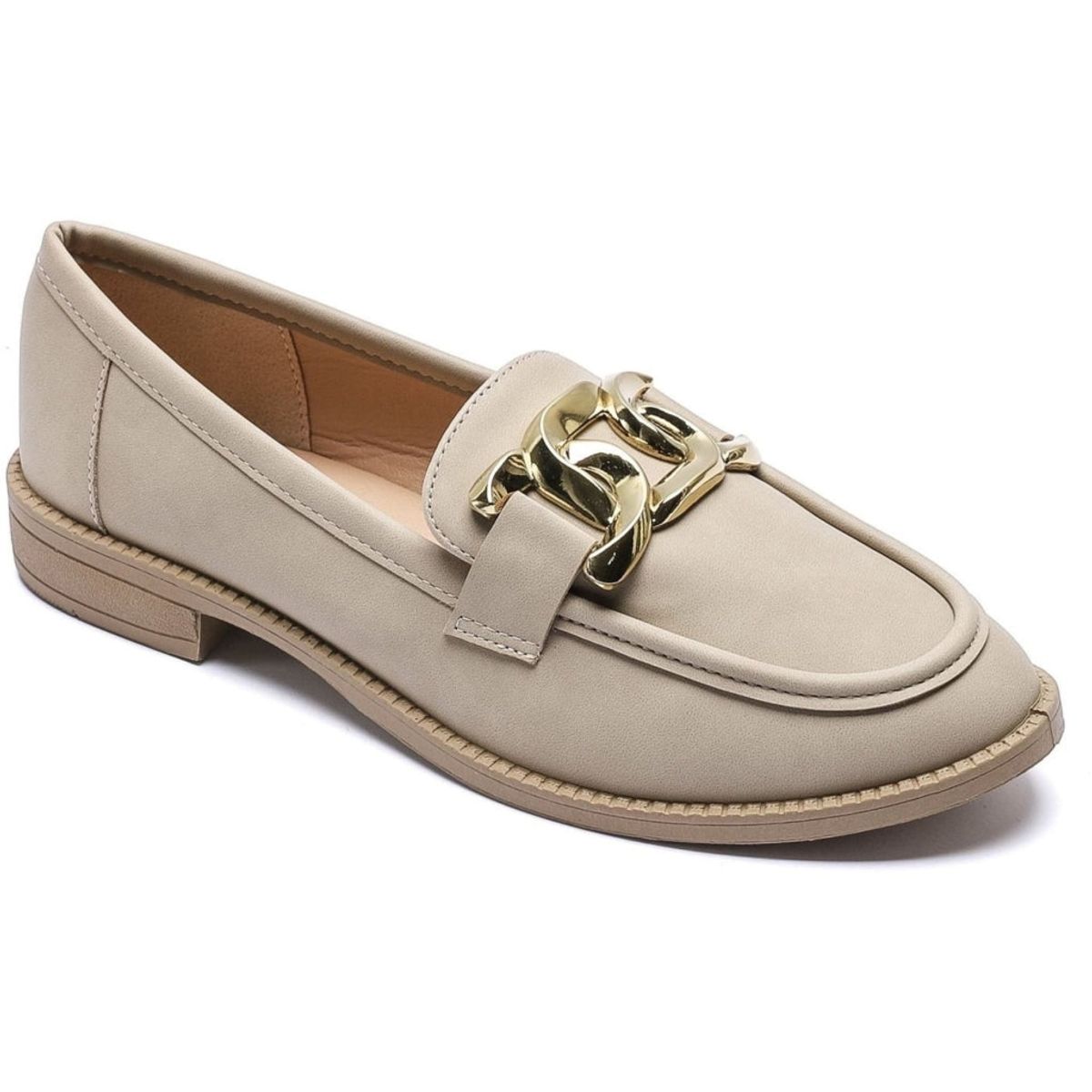 Hannah dame loafers VG260 - Kaki