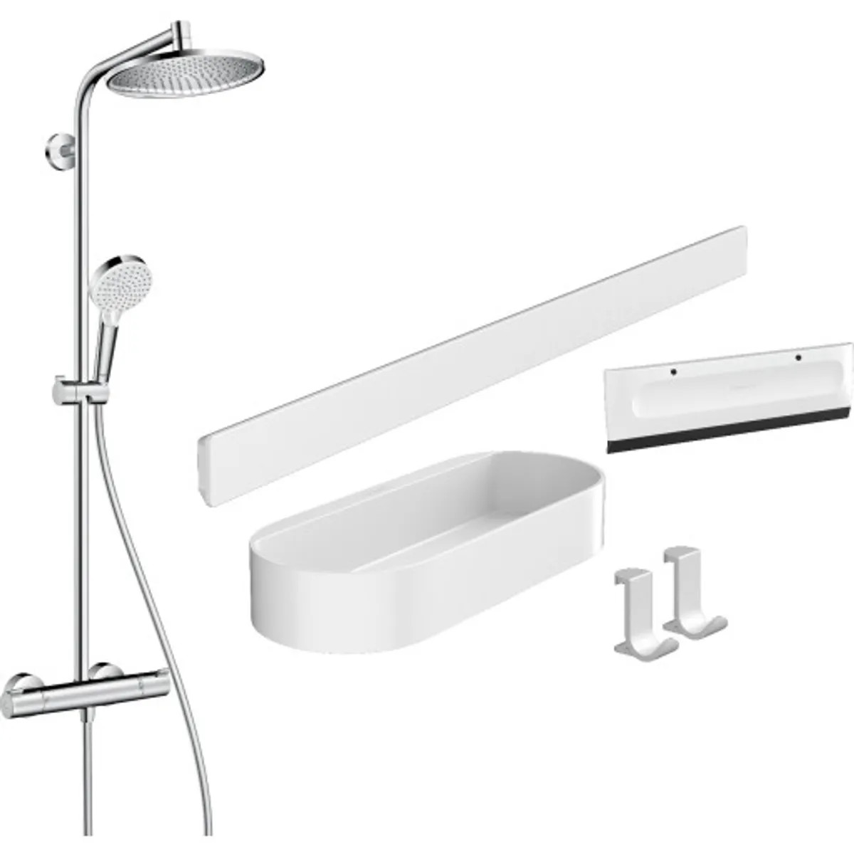 Hansgrohe Crometta S 240 brusesæt, krom