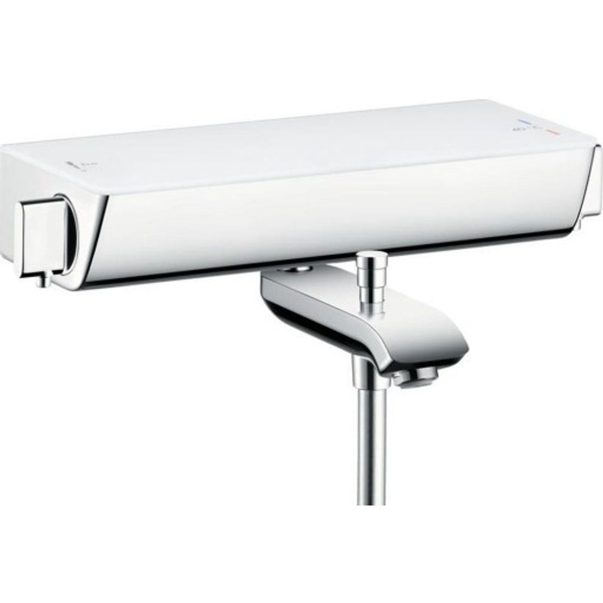 Hansgrohe Ecostat Select kararmatur, krom/hvid glas