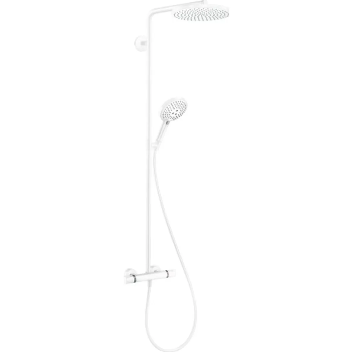 Hansgrohe Raindance Select S 240 PowderRain brusesæt, mat hvid