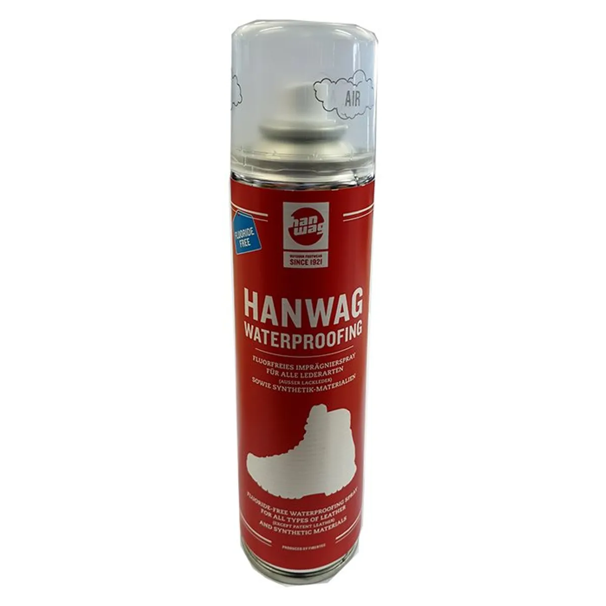 Hanwag imprægnerings spray til sko i læder/stof, 200ml - Tilbehør til støvler, sko