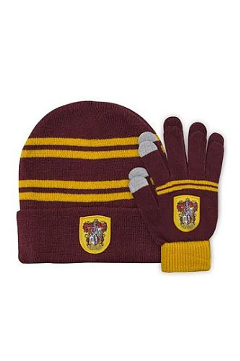 Harry Potter - Beanie & Gloves Set for Kids - Gryffindor