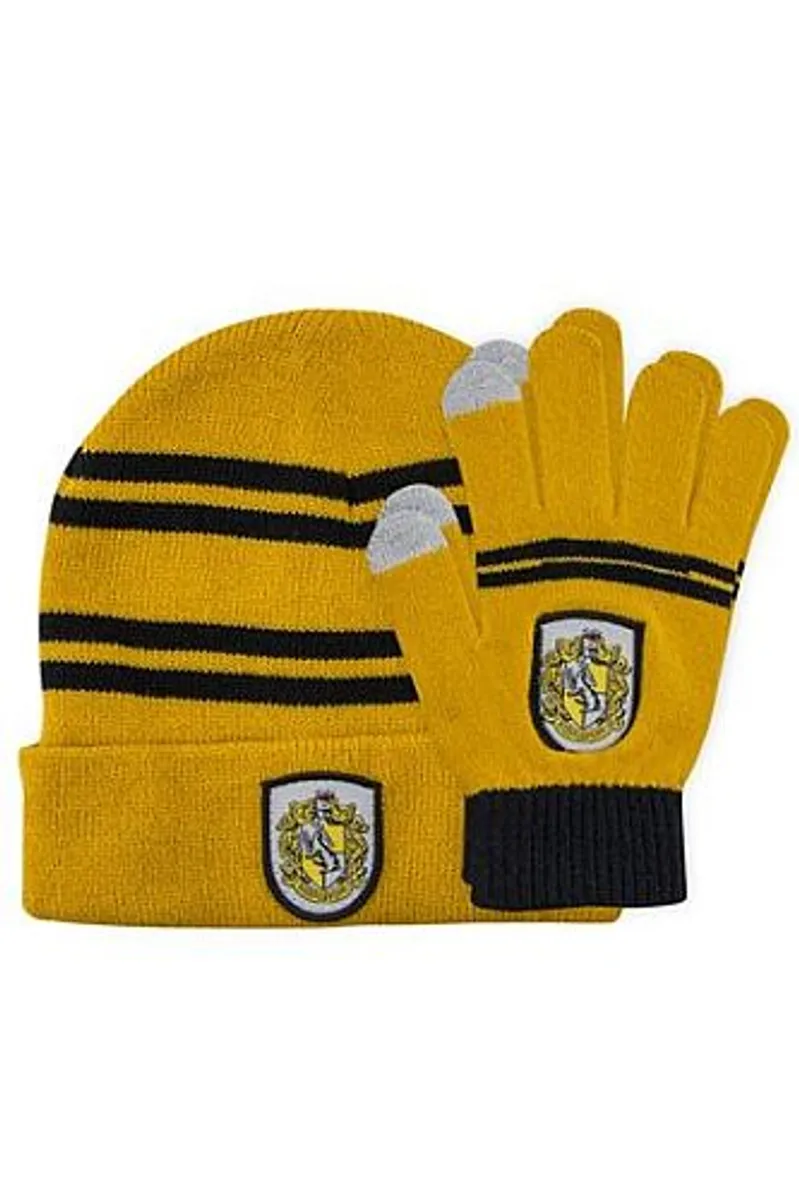 Harry Potter - Beanie & Gloves Set for Kids - Hufflepuff