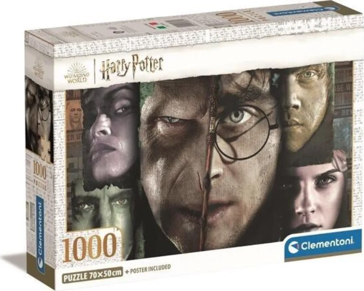 Harry Potter Puslespil - 1000 Brikker - Clementoni