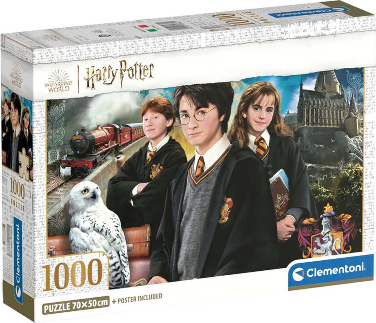 Harry Potter Puslespil - 1000 Brikker - Clementoni