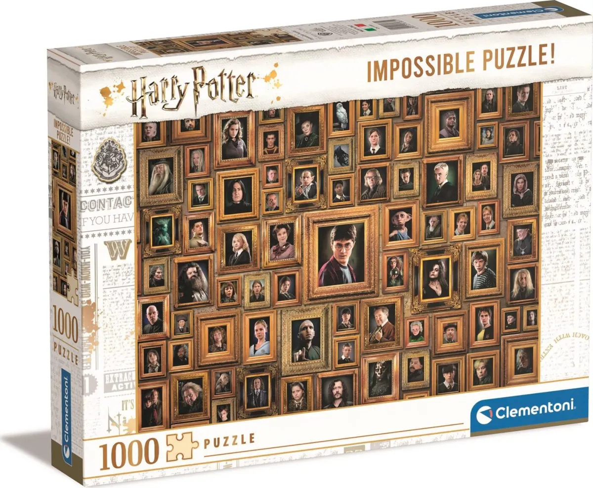 Harry Potter Puslespil - Billedrammer - 1000 Brikker - Clementoni - Impossible