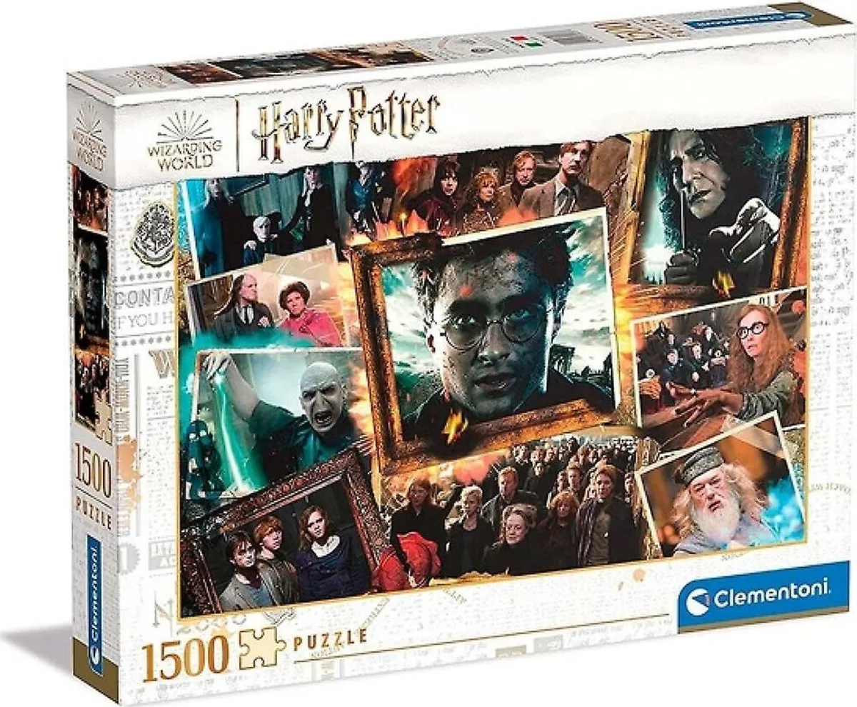 Harry Potter Puslespil - Clementoni - 1500 Brikker