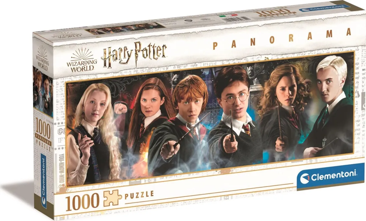 Harry Potter Puslespil - Panorama - 1000 Brikker - Clementoni