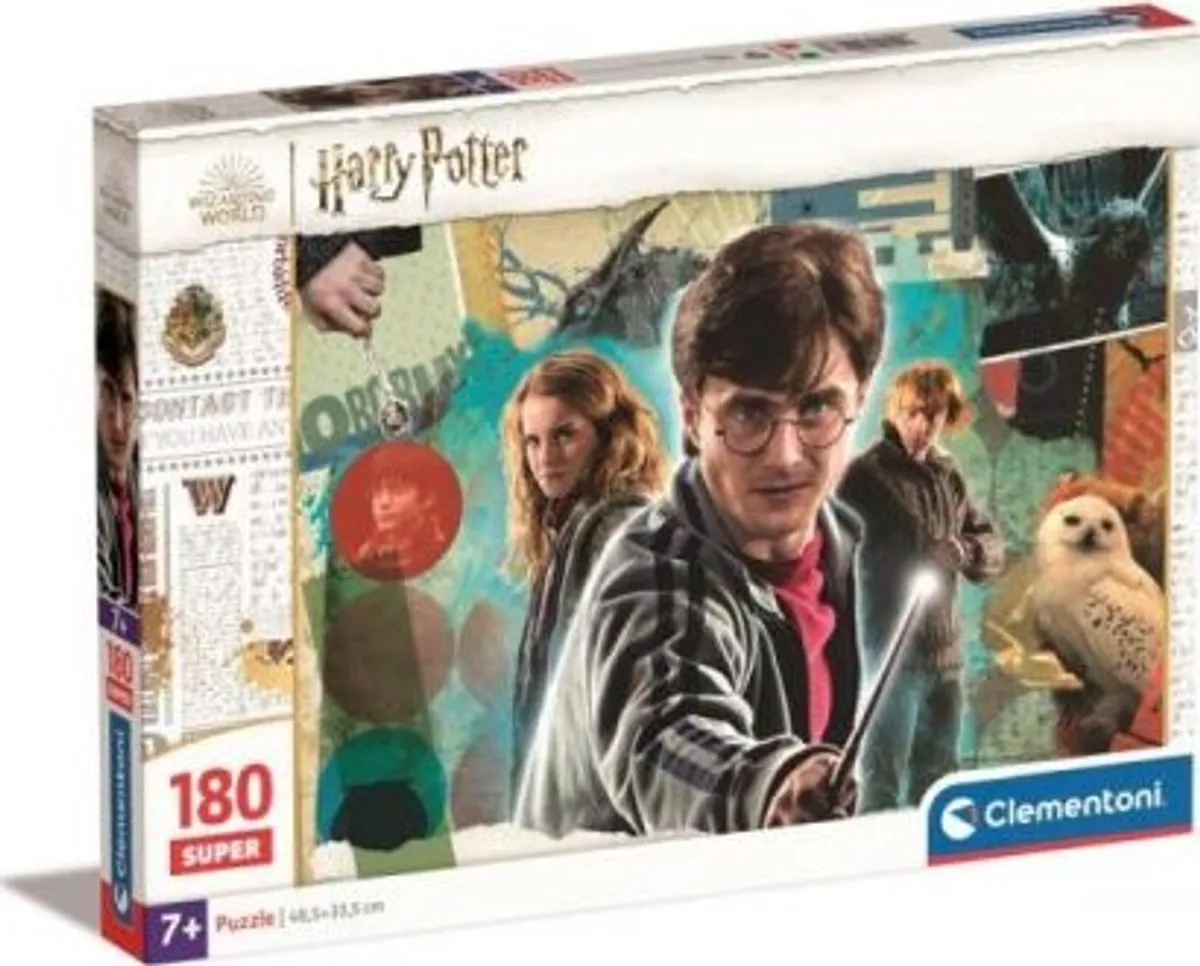 Harry Potter Puslespil - Super - Clementoni - 180 Brikker