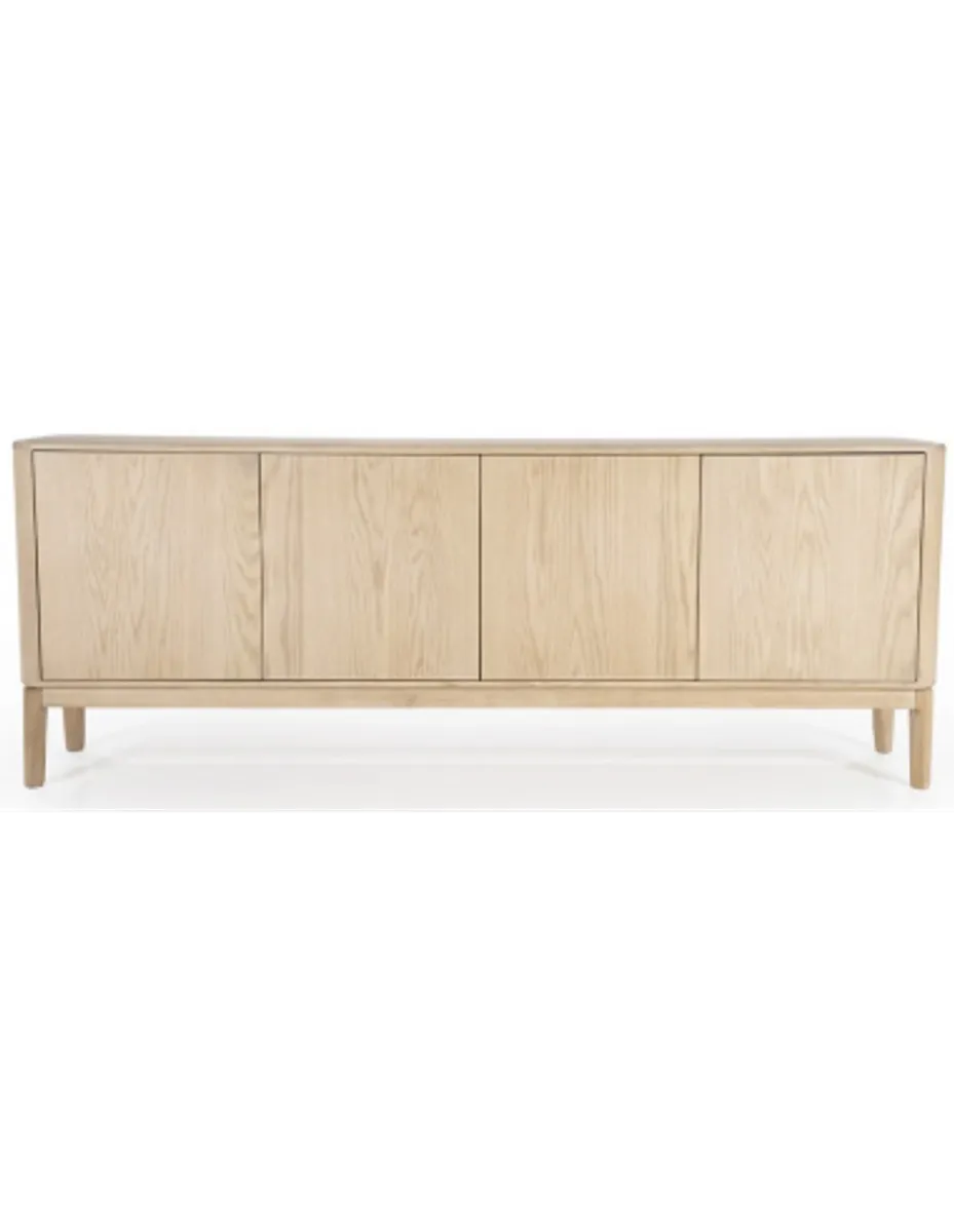 Harvey sideboard i egetræ og egetræsfinér B200 cm - Eg