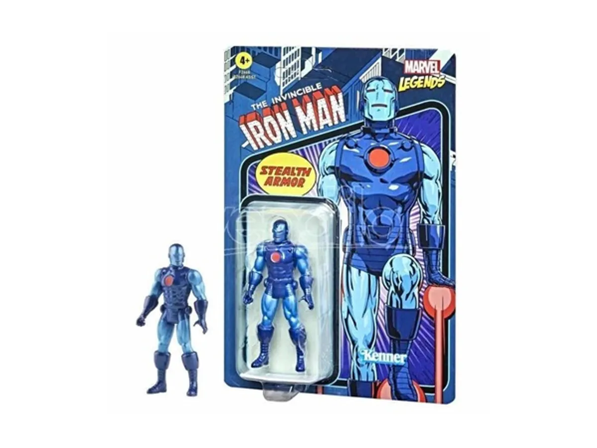 Hasbro - Marvel Legends Retro 375 Collection - Iron Man (Stealth Armor) - Figure 9cm