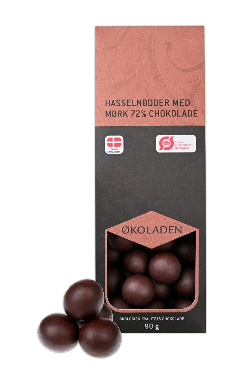 Hasselnødder Mørk 72%