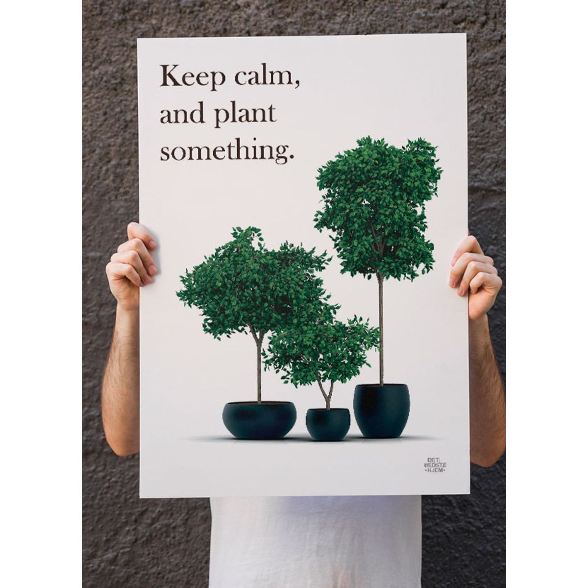 Haveplakater Plant something - 70 x 100 cm - Kr. 349,-