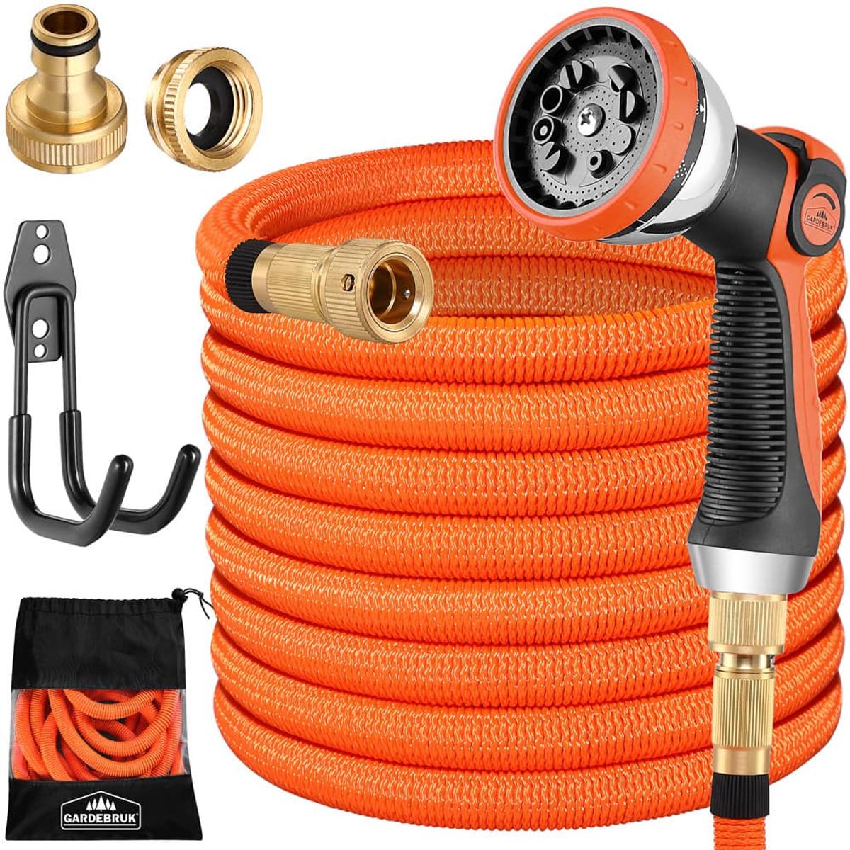 Haveslange orange 30m fleksibel