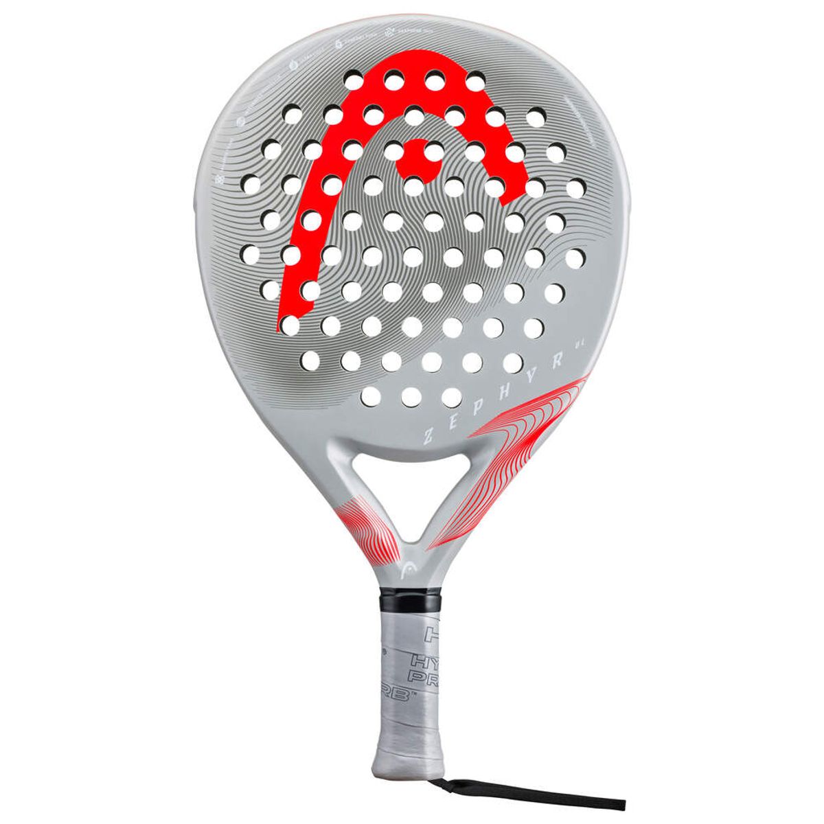 Head Zephyr Ultralight 2023 Padelbat (Grey/Red)