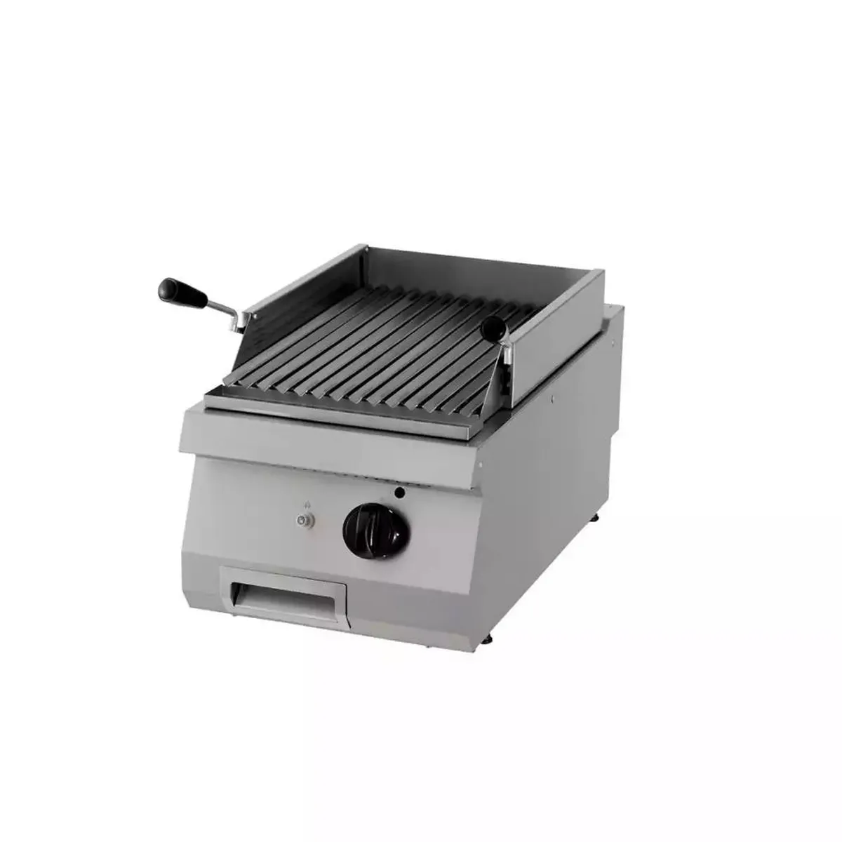 Heavy Duty Lava Stone Grill - Enkelt enhed - 70 cm dyb - Gas