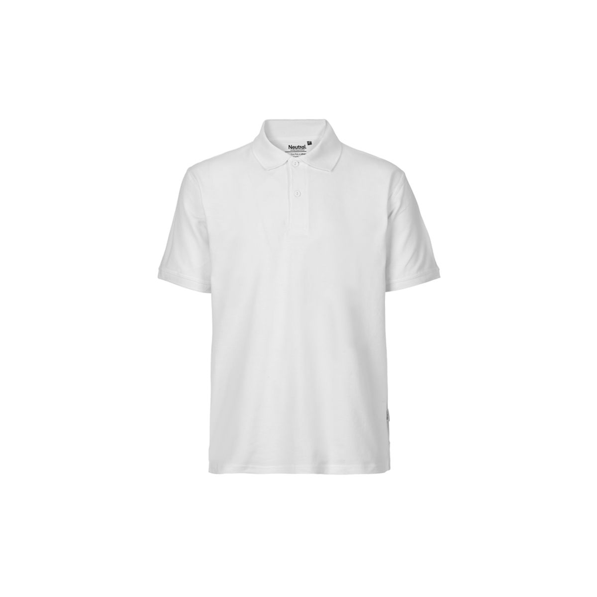 Herre Classic Polo Neutral O20080 str. 2XL Hvid