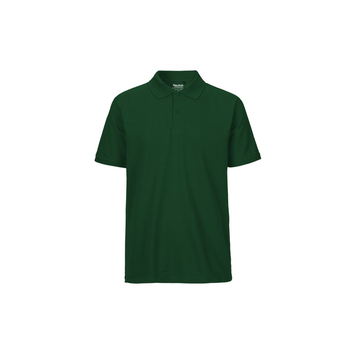 Herre Classic Polo Neutral O20080 str. XL Bottle Green