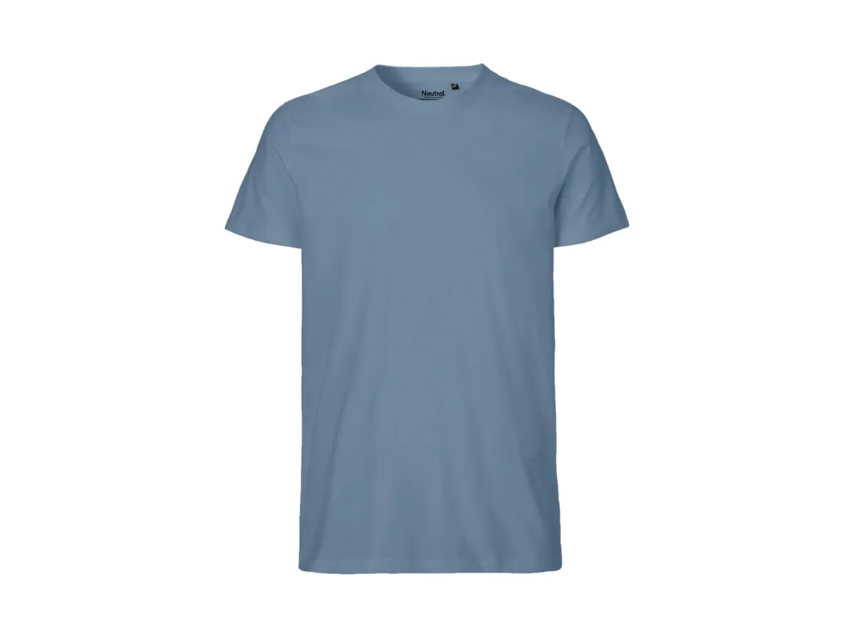 Herre Fit T-shirt Neutral O61001 str. 2XL Dusty Indigo