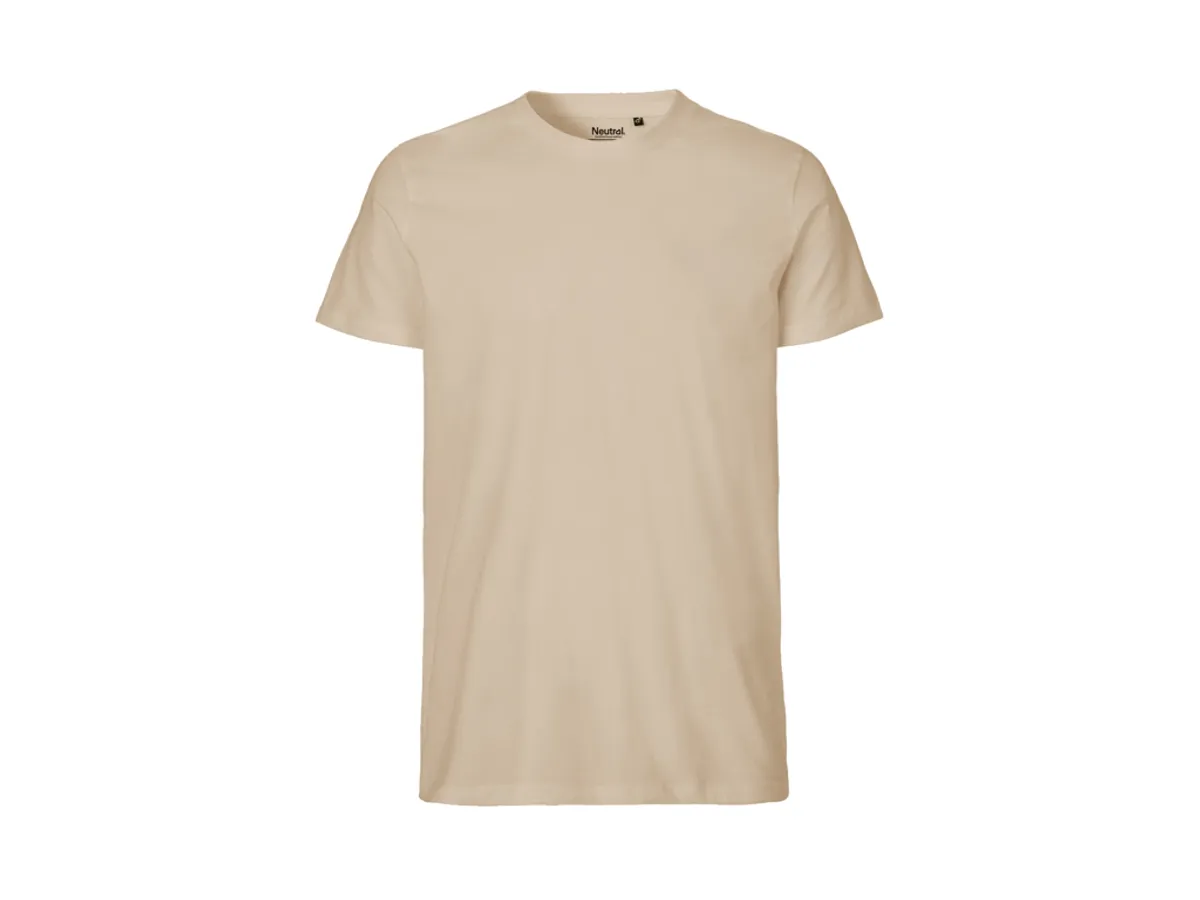 Herre Fit T-shirt Neutral O61001 str. 2XL Sand