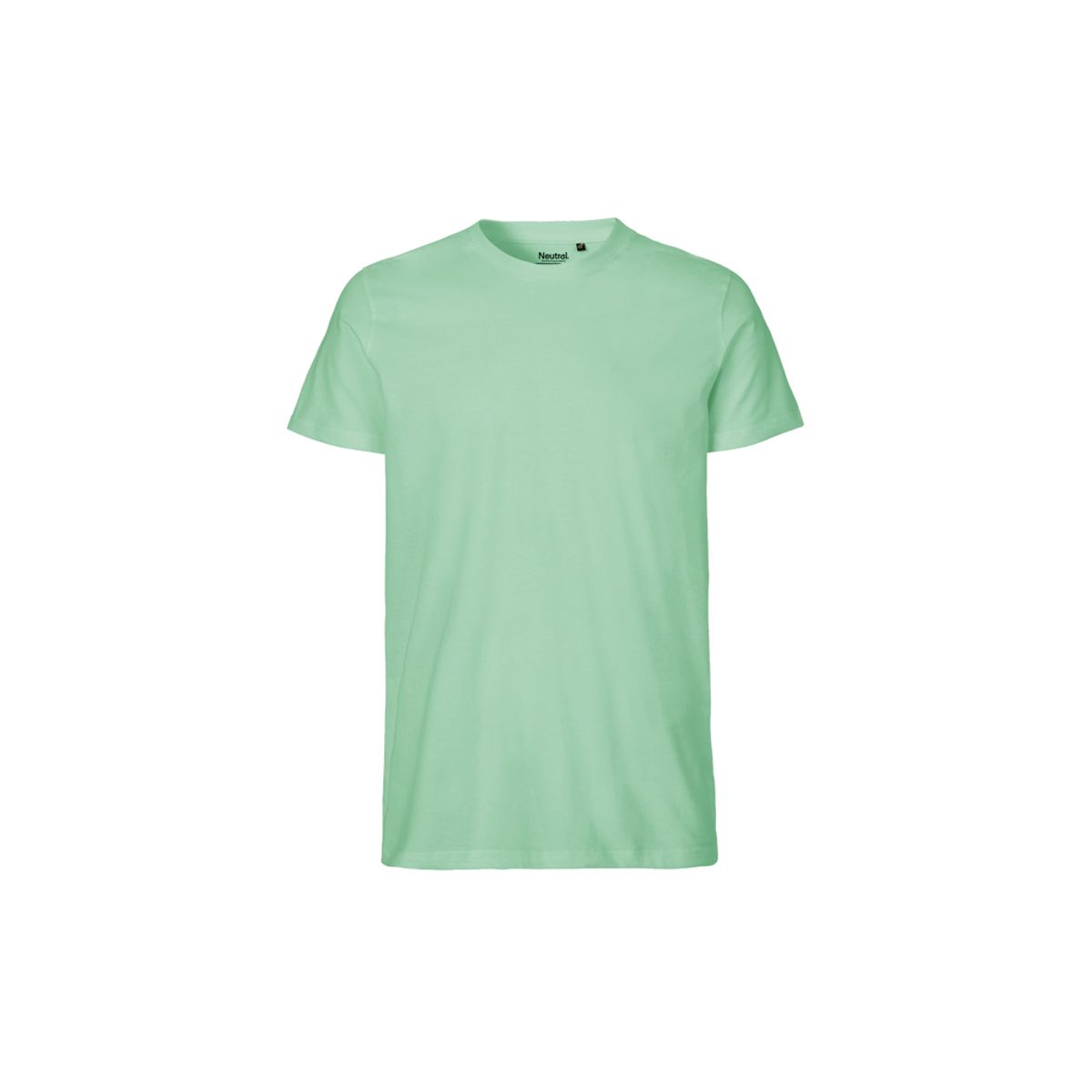 Herre Fit T-shirt Neutral O61001 str. 3XL Dusty Mint