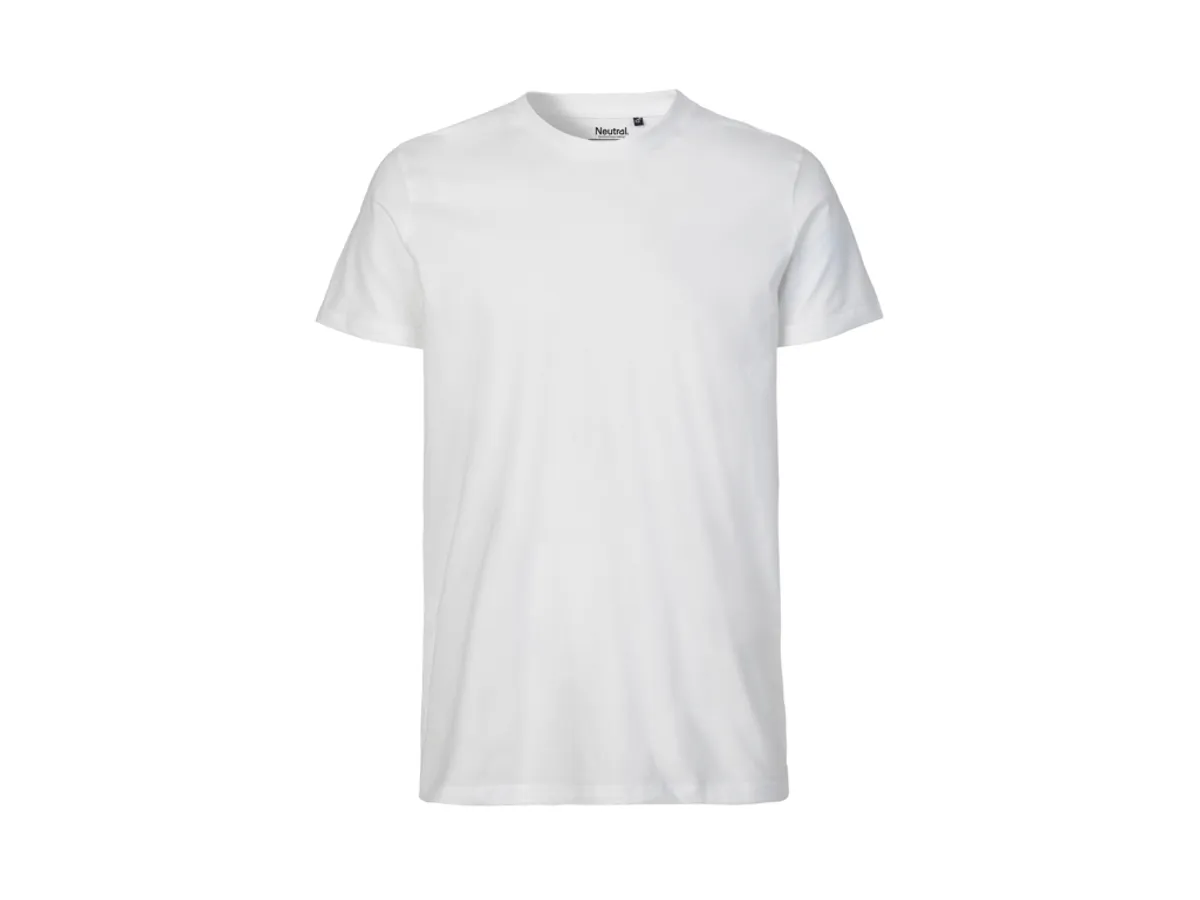 Herre Fit T-shirt Neutral O61001 str. 3XL Hvid