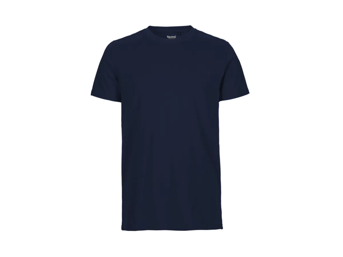 Herre Fit T-shirt Neutral O61001 str. L Navy