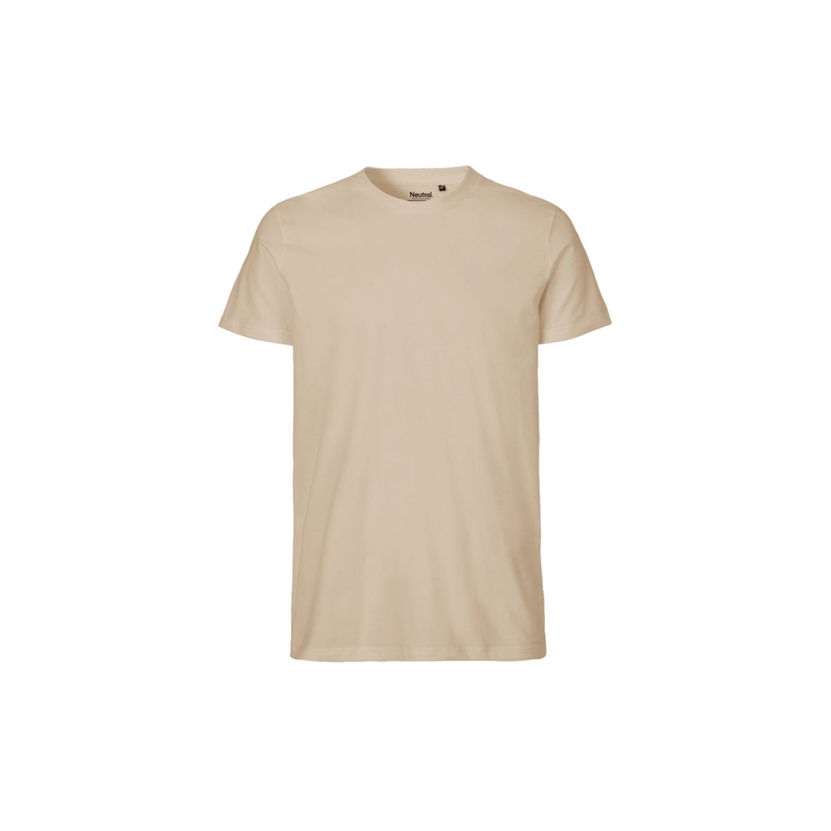 Herre Fit T-shirt Neutral O61001 str. XL Sand