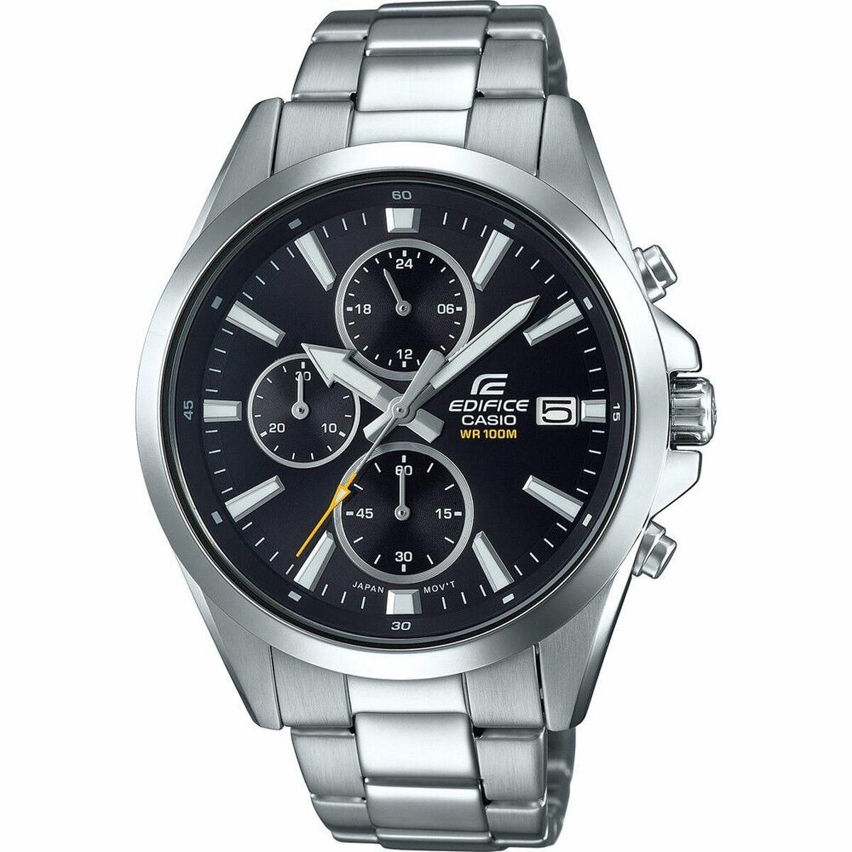 Herreur Casio EFV-560D-1AVUEF Sølvfarvet Sort (Ø 44 mm)