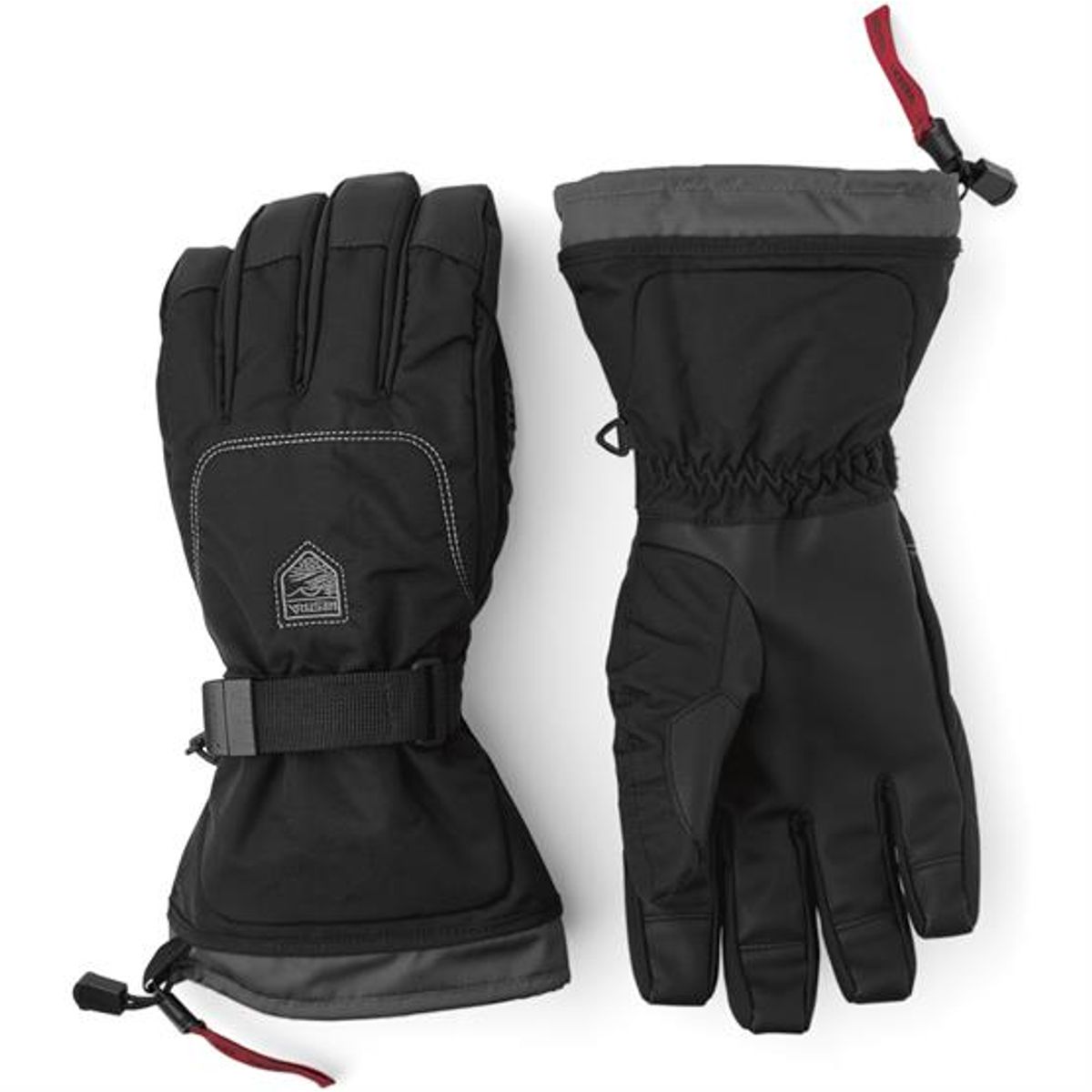 Hestra Gauntlet Sr. - 5 Finger, Black / Black