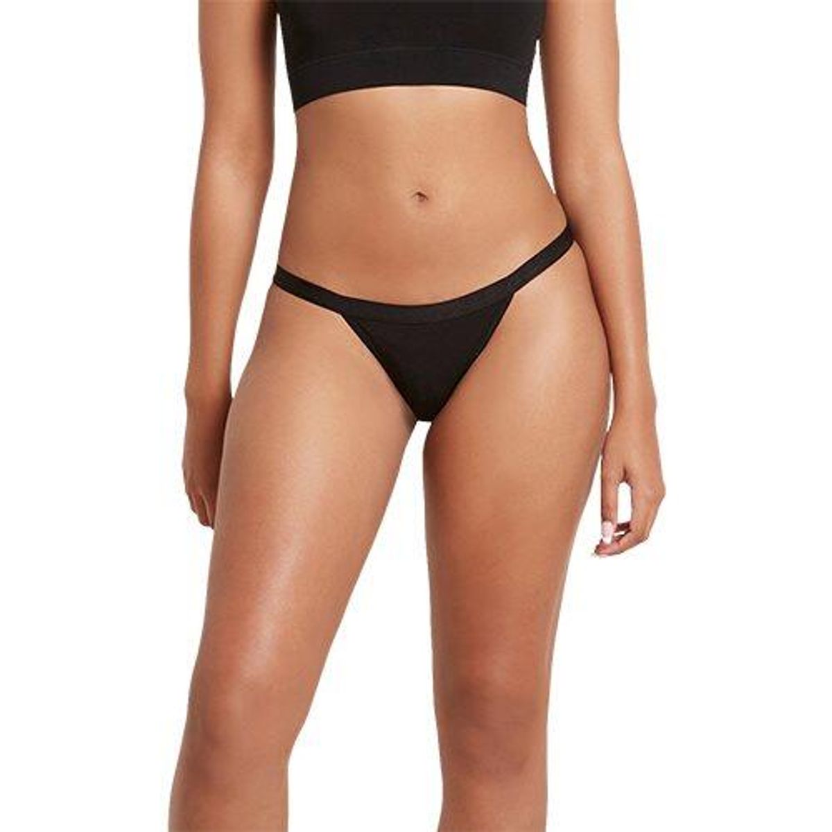 Hi-Cut Bikini sort str. L LyoLyte - 1 stk