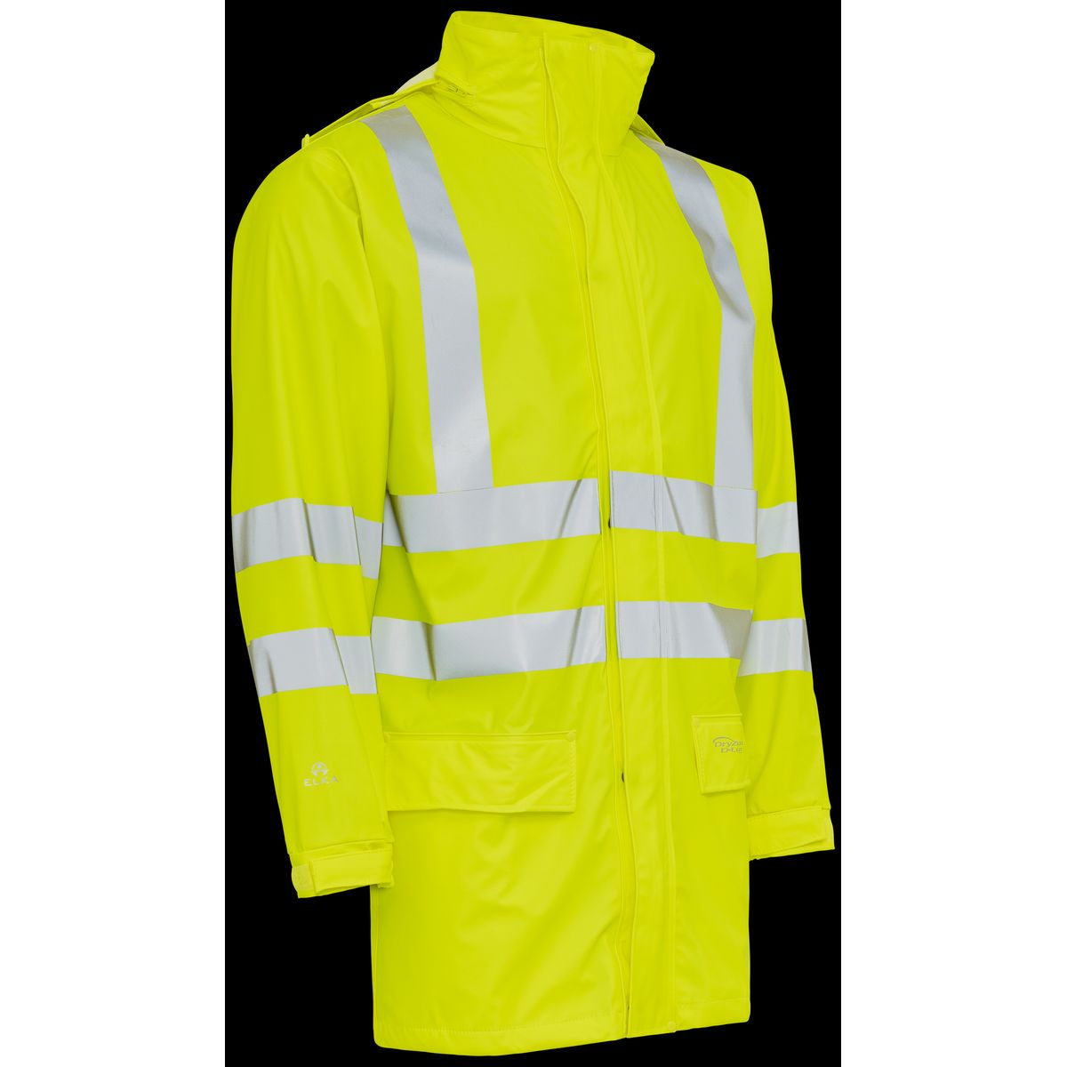 Hi-vis jakke lang m/ refleks 026301R gul Str. 4XL