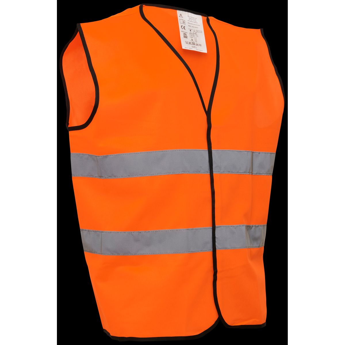 Hi-vis sikkerhedsvest 132201R orange Str. XL