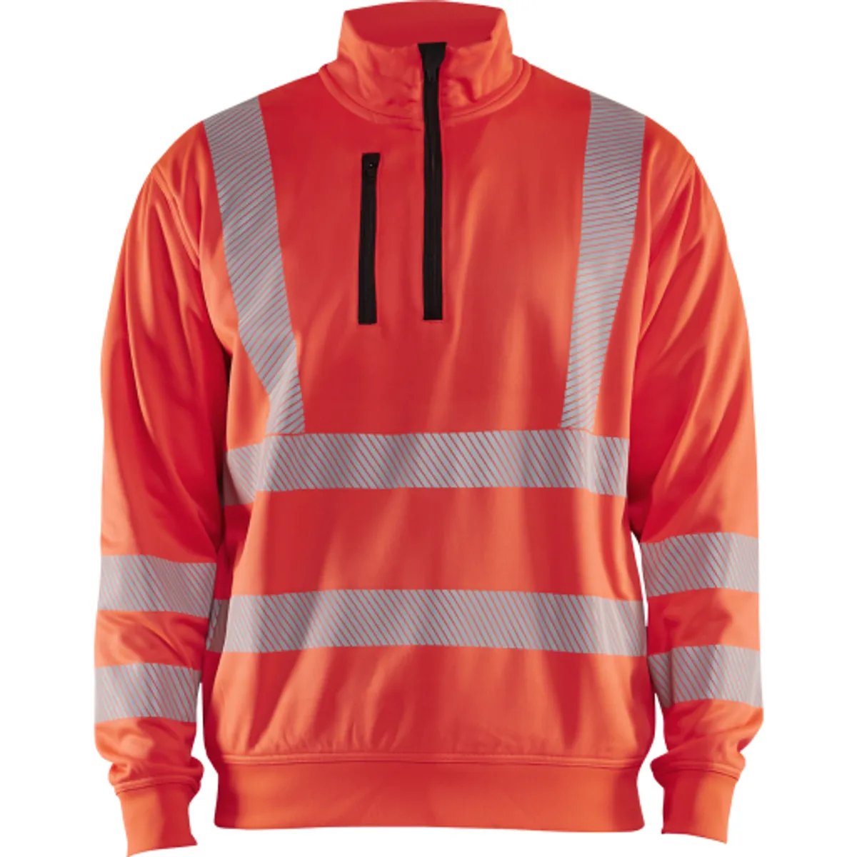 HIGH VIS SWEATSHIRT HALF ZIP