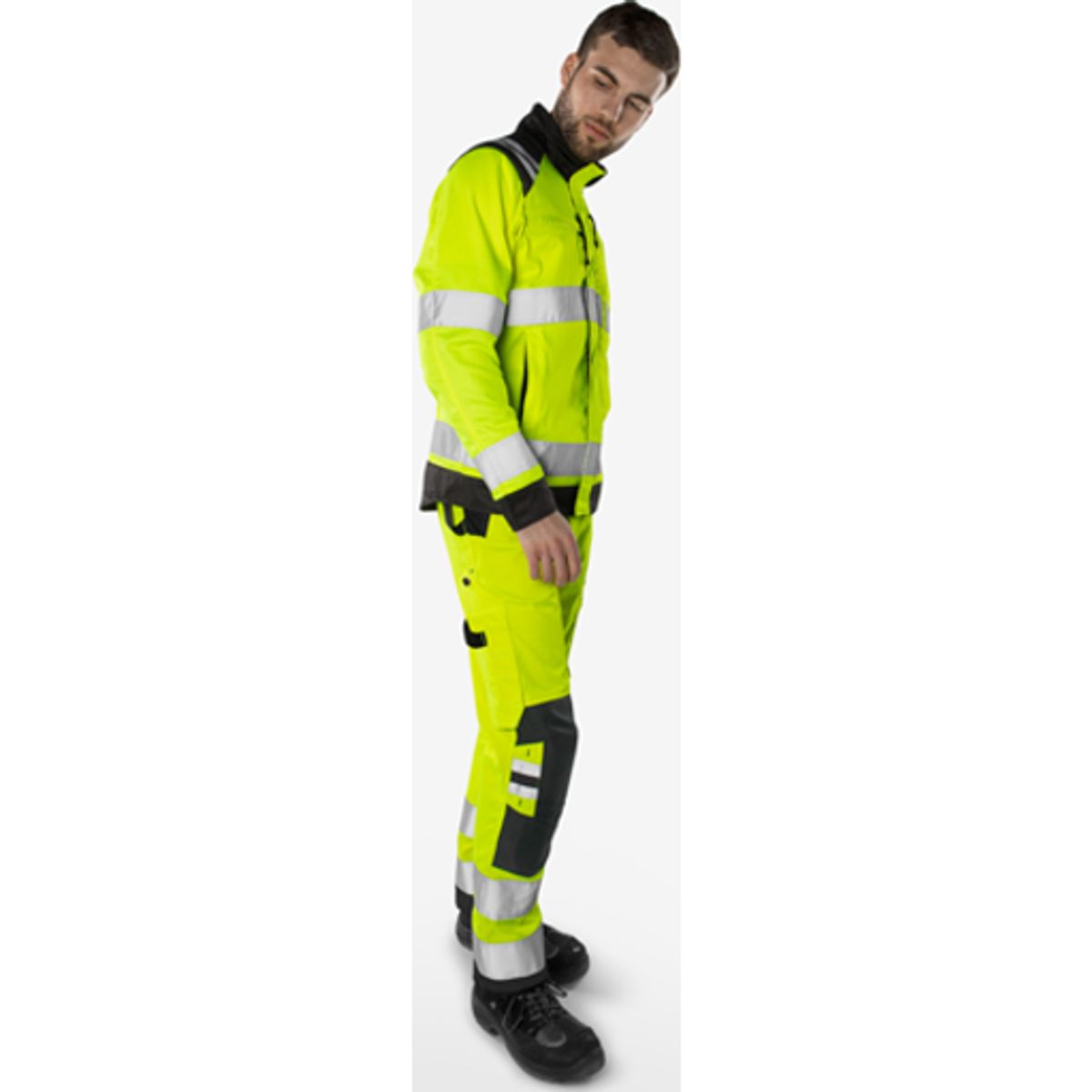 HIVIS GREEN BUKSER KL.2 2651 G