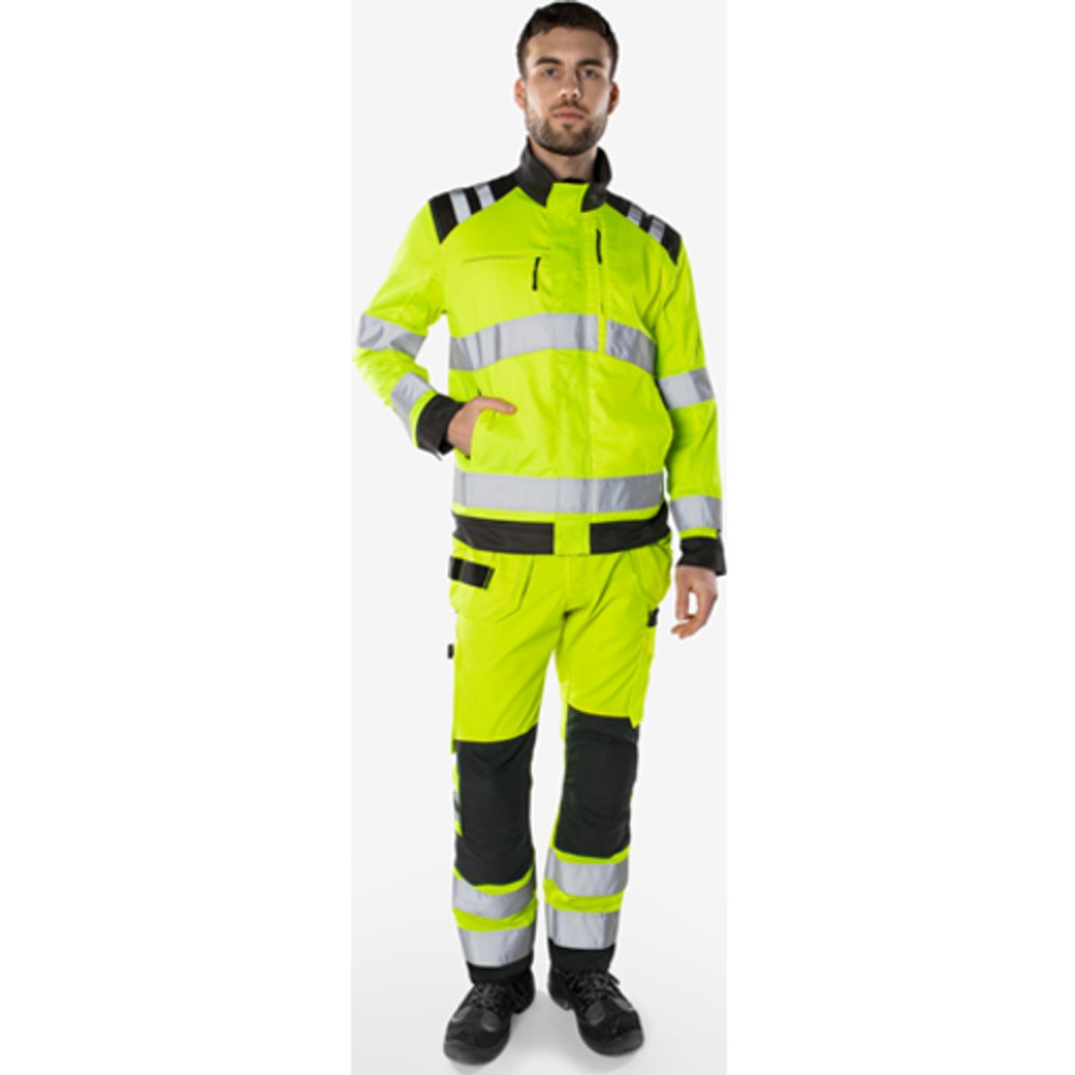 HIVIS GREEN JAKKE KL.3 4067 GP