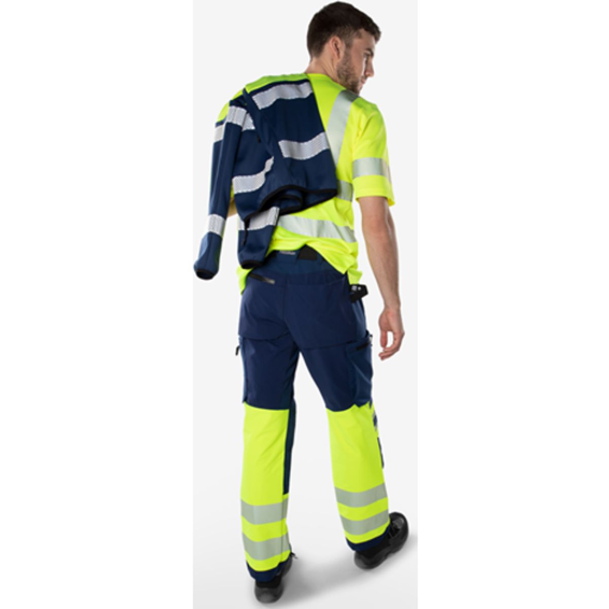 HIVIS GREEN STRETCHBUKS KLASSE