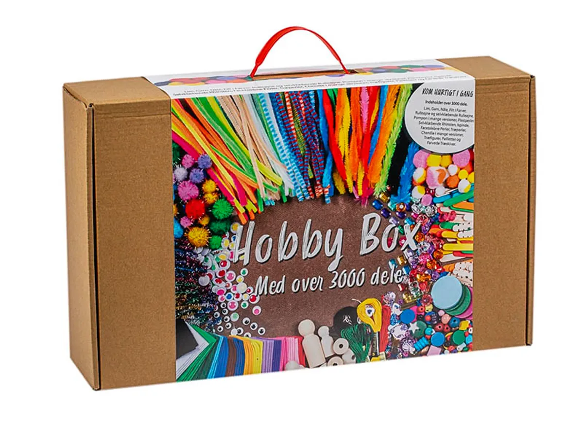 Hobby Box - komplet kasse med hele 3000 ...