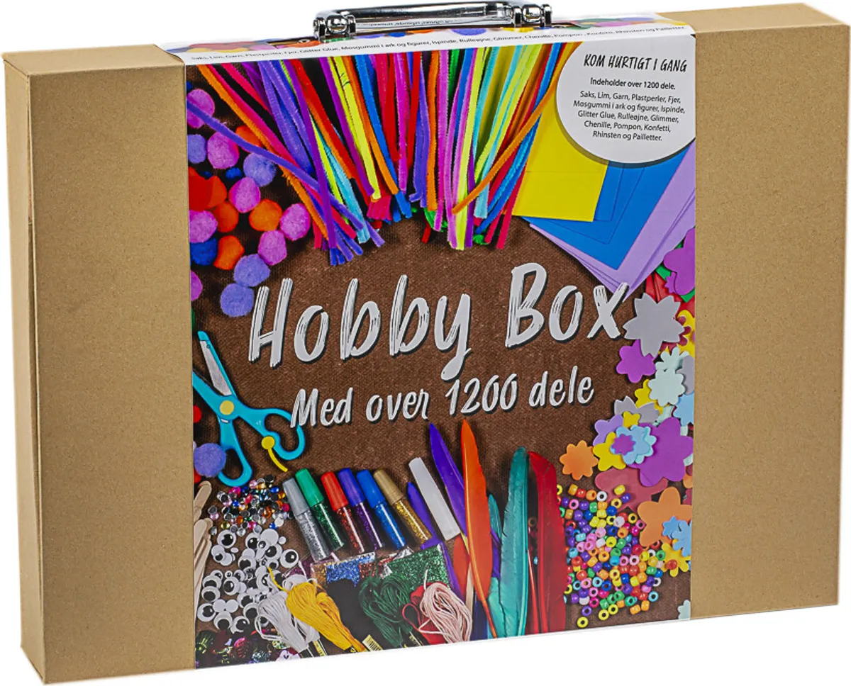 Hobby Box - Kreakasse Med Ca. 1200 Dele