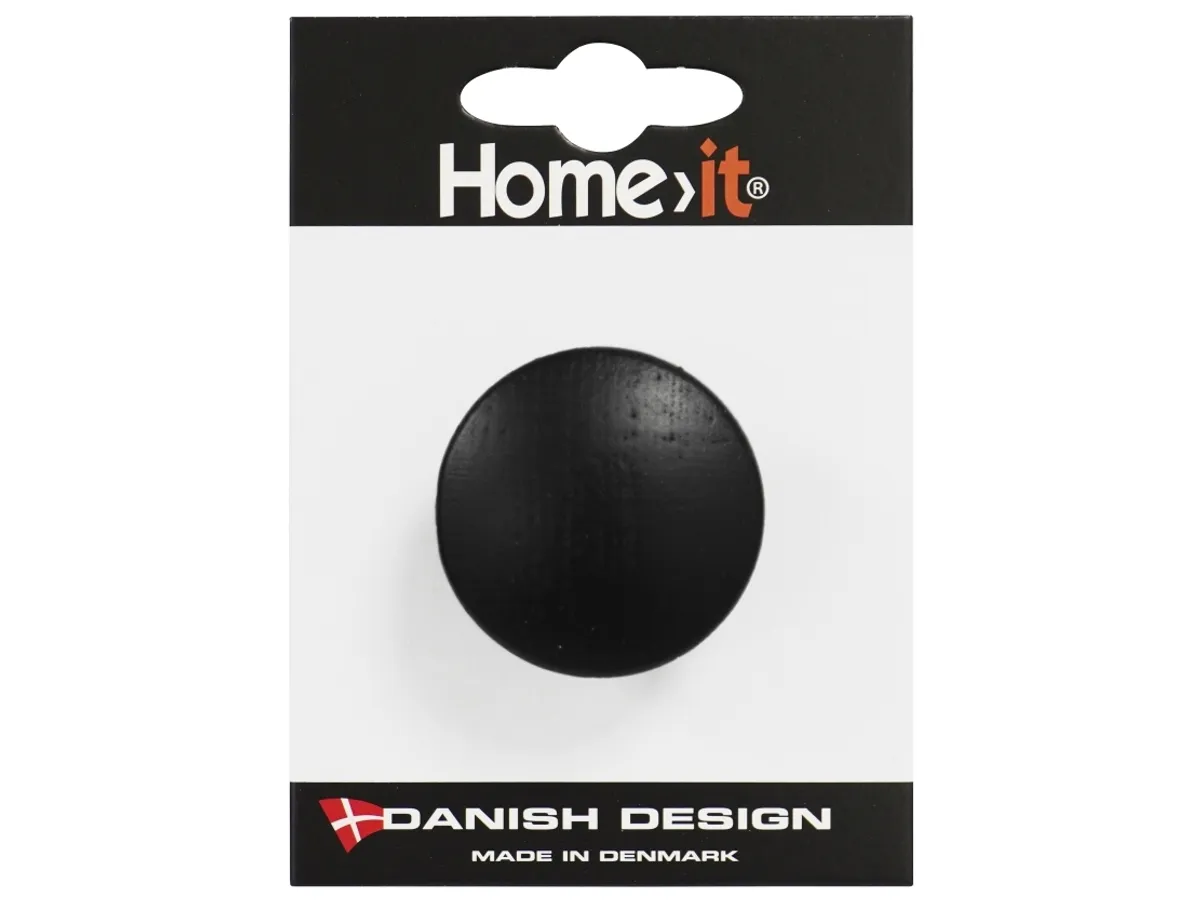 Home>It® Træknop Ø45 Mm Egetræ Sort