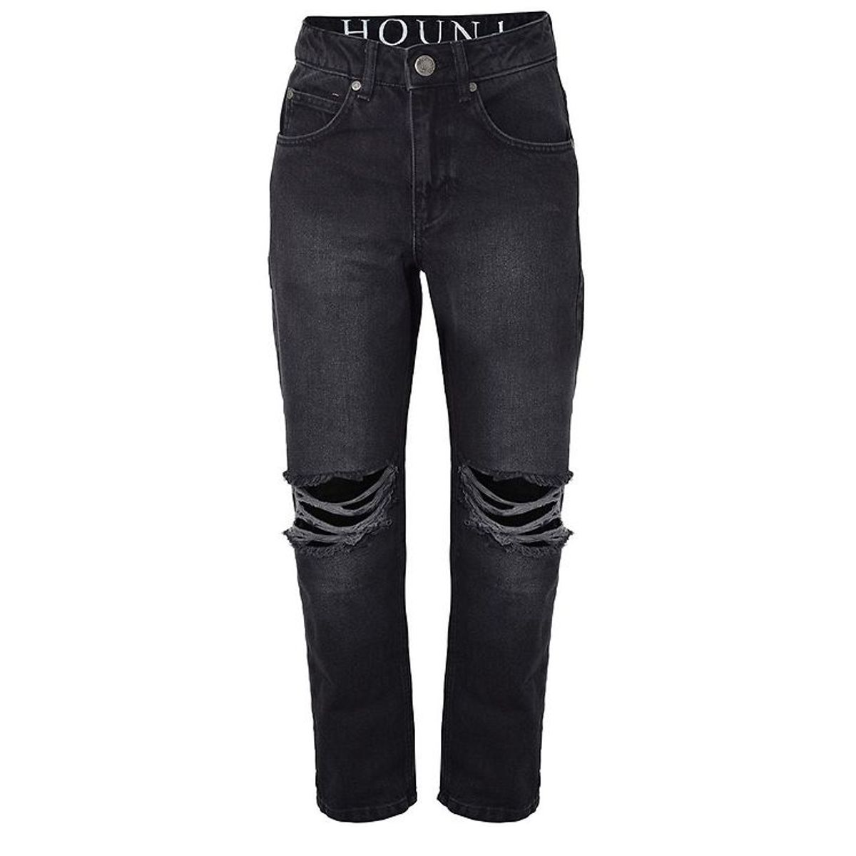 Hound Jeans - Wide w/ Holes - Black Denim